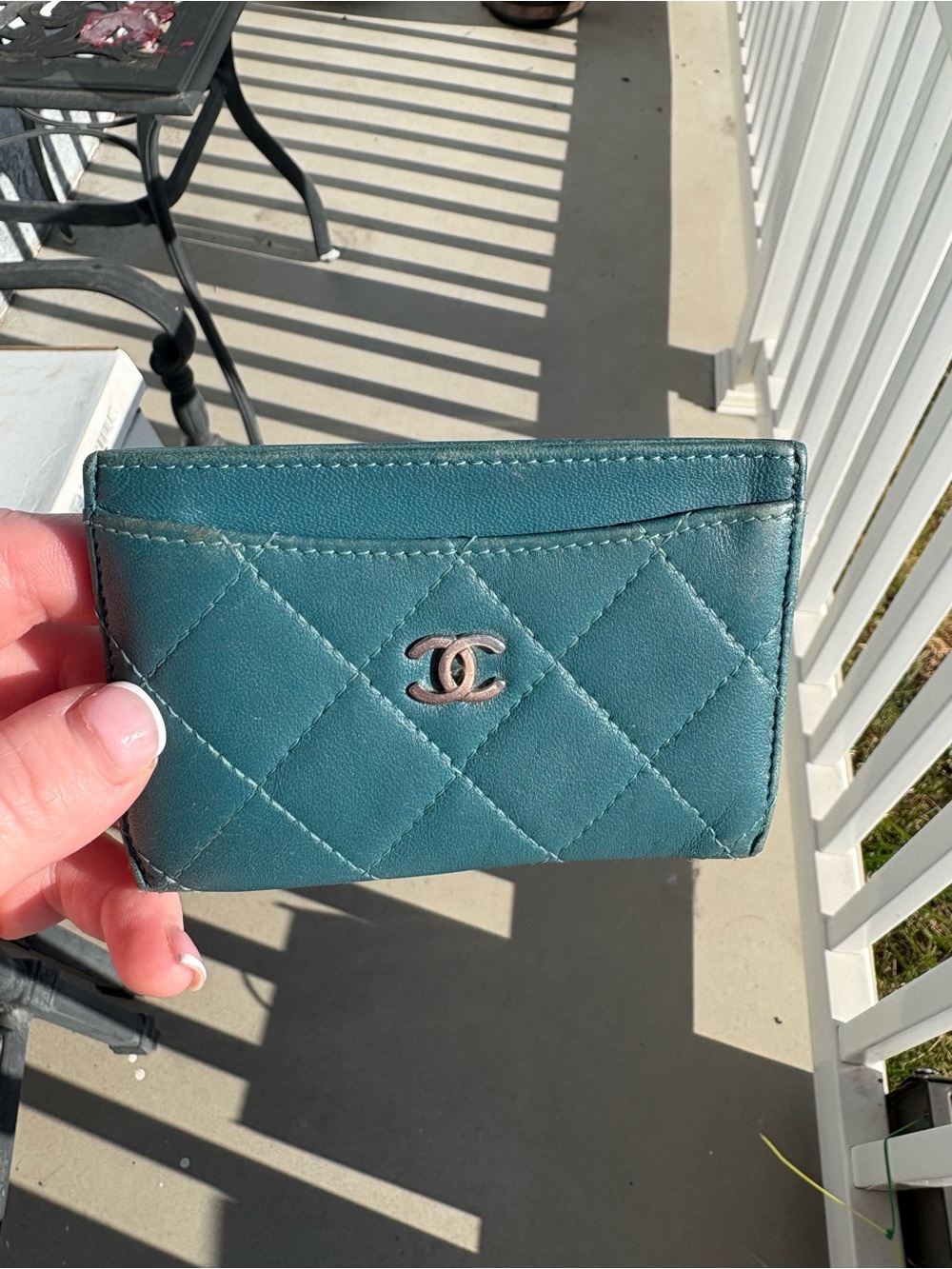 Chanel card holder